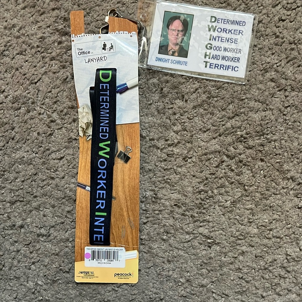 The Office Lanyard Dwight Shcrute